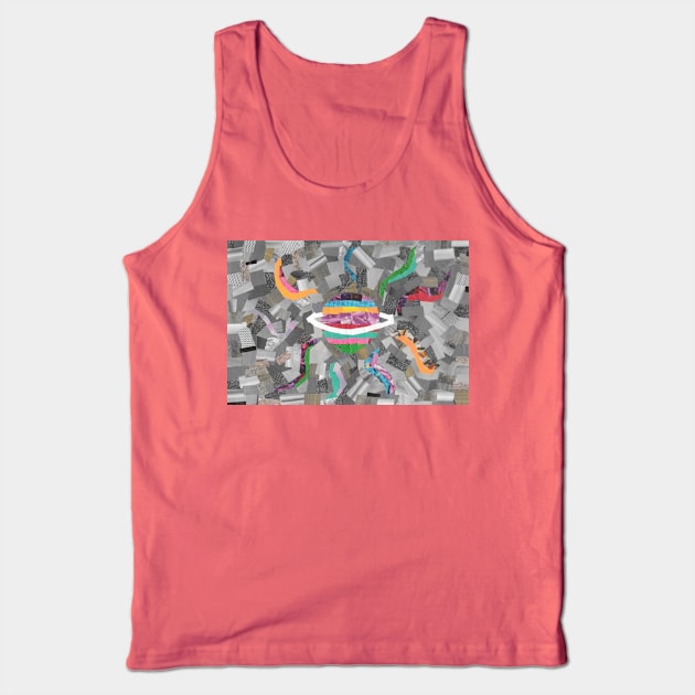 Sidewalk Universe Tank Top by cajunhusker